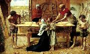 Sir John Everett Millais christ in the house of his parents oil